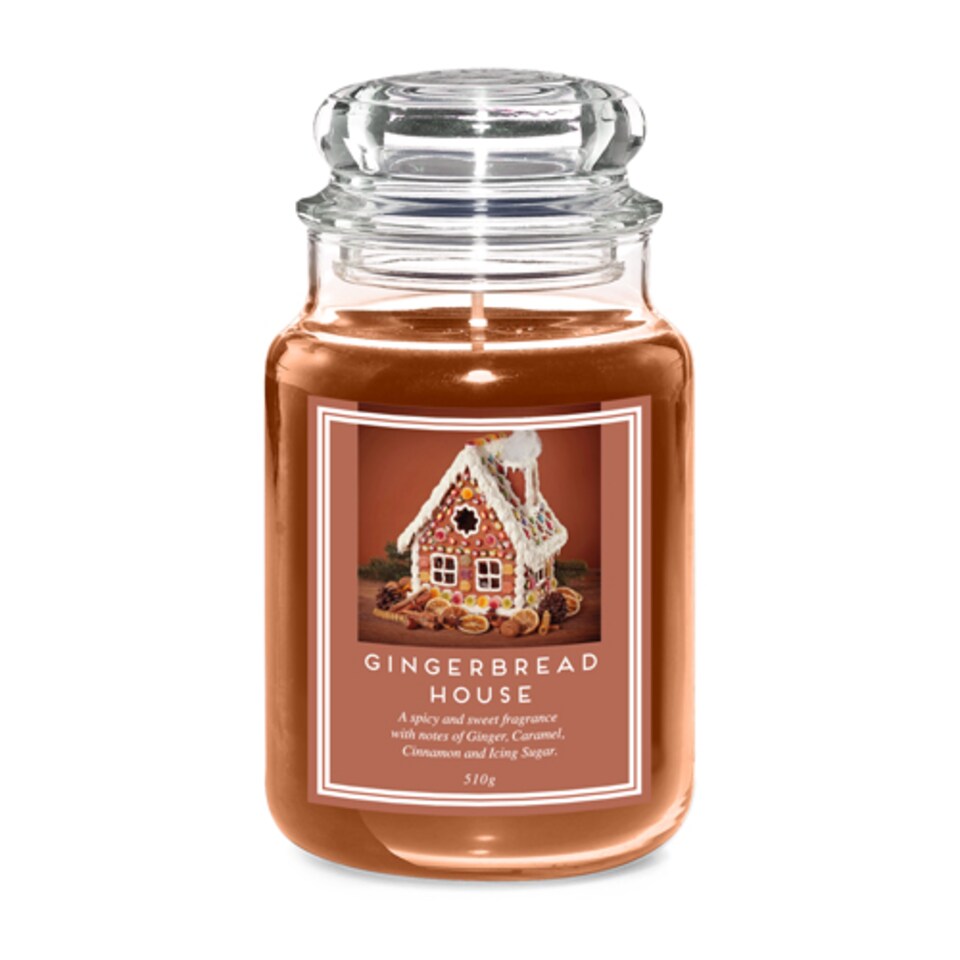 Liberty Candles Gingerbread Scented Jar Candle 18oz
