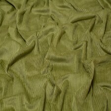 Minerva Core Range Green 5 Wale Cotton Jumbo Cord Fabric for Dressmaking, 142cm / 55" Wide - per metre