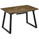 image 1 of HOMCOM Extendable Dining Table Rectangular Wood Effect Tabletop