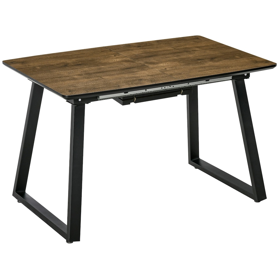 image 1 of HOMCOM Extendable Dining Table Rectangular Wood Effect Tabletop