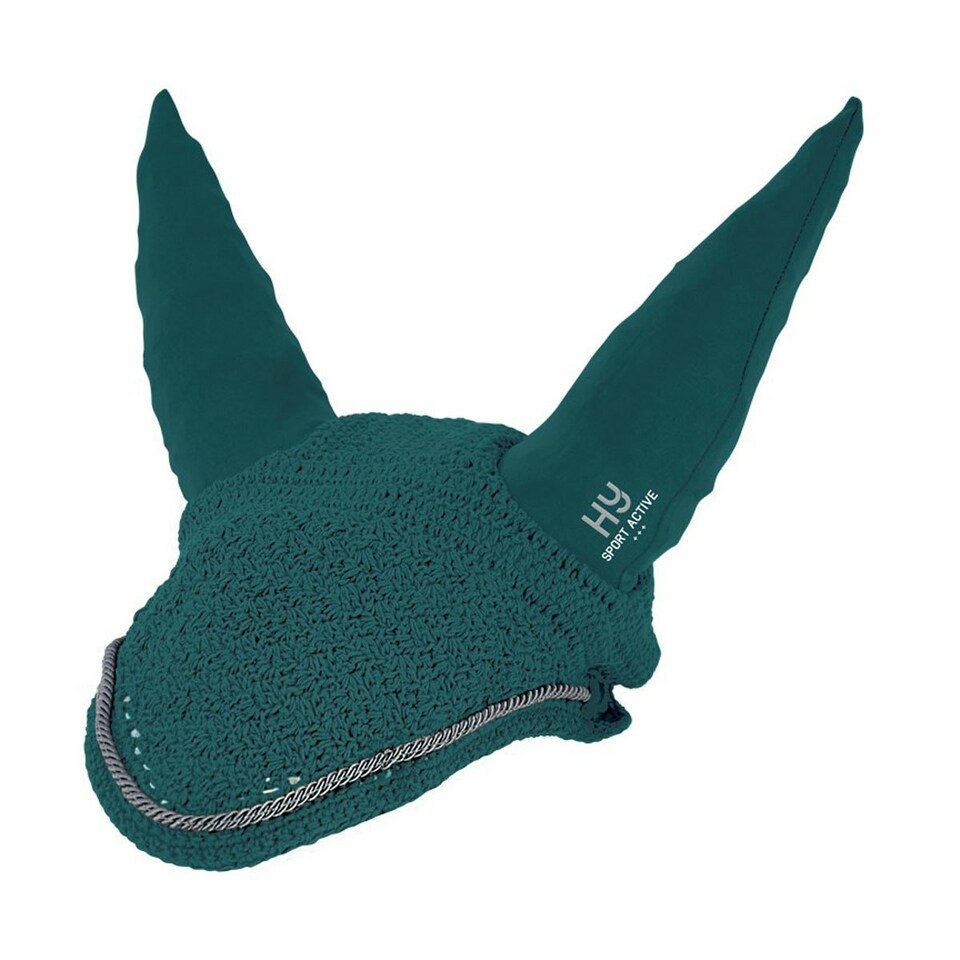 Hy Sport Active Horse Fly Veil - Alpine Green - Pony