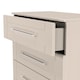 image 6 of Ripon 4 Drawer Chest of Drawers in Kashmir Ash (Ready Assembled) | Cream | Kashmir Ash