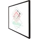 image 3 of Geometric overlays (Picture Frame) White | L