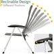 image 3 of Reclining Camping Chair - Grey