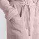 image 1 of Martex Linen Bathrobe Small Mellow Pink