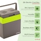 image 2 of Oypla 30L 240V AC & 12V DC Coolbox Hot Cold Portable Electric Summer Cool Picnic  Box Grey