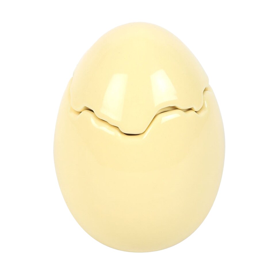 image 1 of Something Different Citrus & Ginger Egg Shaped Scented Candle | Yellow | Yellow | One Size | 1