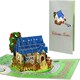 image 4 of House and Garden 3D Pop Up Greeting Card for New Home or Housewarming