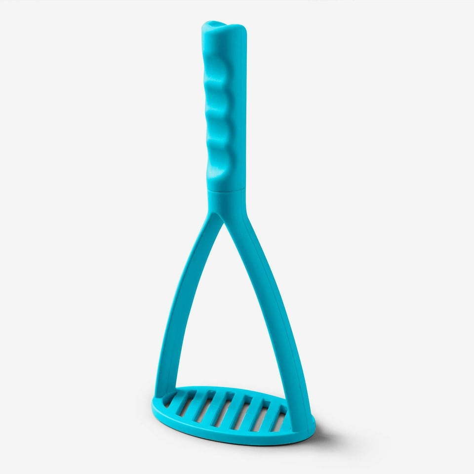 image 1 of Zeal Flexitech Silicone Potato Masher, Red