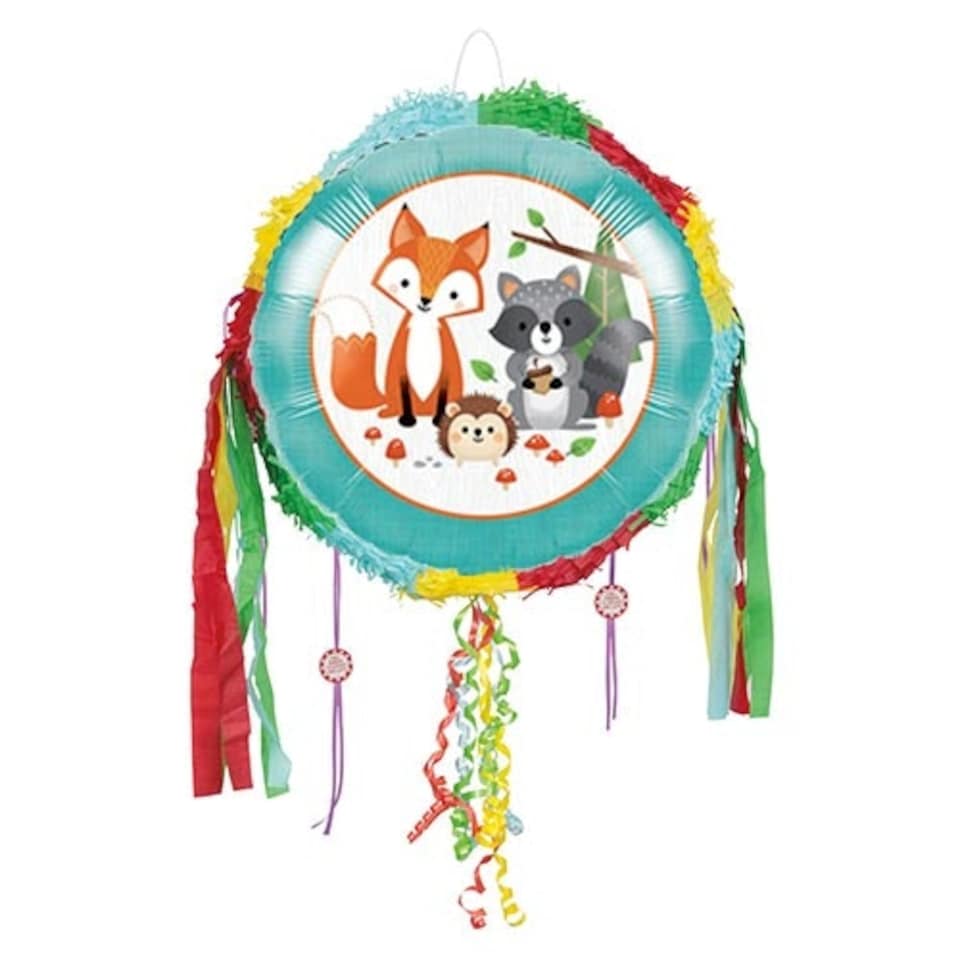 Woodland Animals Pull String Pinata