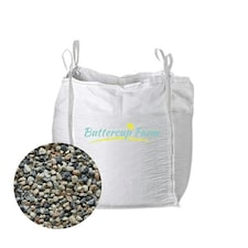 20-40mm Pink/whie/grey pebbles - Premium Aggregate Bulk Bag - 850 kilos