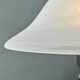 image 1 of ValueLights Memphis Satin Black Barley Twist Table Lamp with Frosted Alabaster Shade - Complete with 6w LED Bulb In Warm White