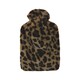 image 2 of Aroma Home Leopard Faux Fur Hot Water Bottle 2L