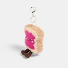 OHS Sweetie Pie Bag Charm Keyring Soft Fleece Keychain