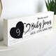 image 3 of Personalised Rustic Chalk Countdown Wooden Mantel Decoration