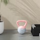 image 7 of SPORTNOW Kettlebell with Soft Body and Non-Slip Handle | Pink | Pink and Grey