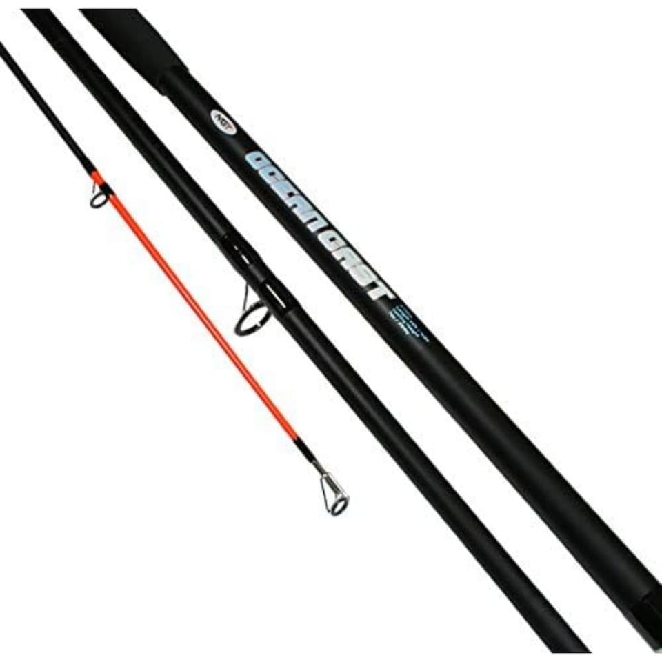 image 1 of Ngt Oceancast Beachcaster - Green, 14 Ft/4-7 Oz