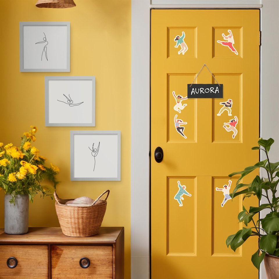 image 1 of Nicola Spring Rectangle Slate Memo Board with Rope & Chalk Pencils - 25cm x 10cm - Black