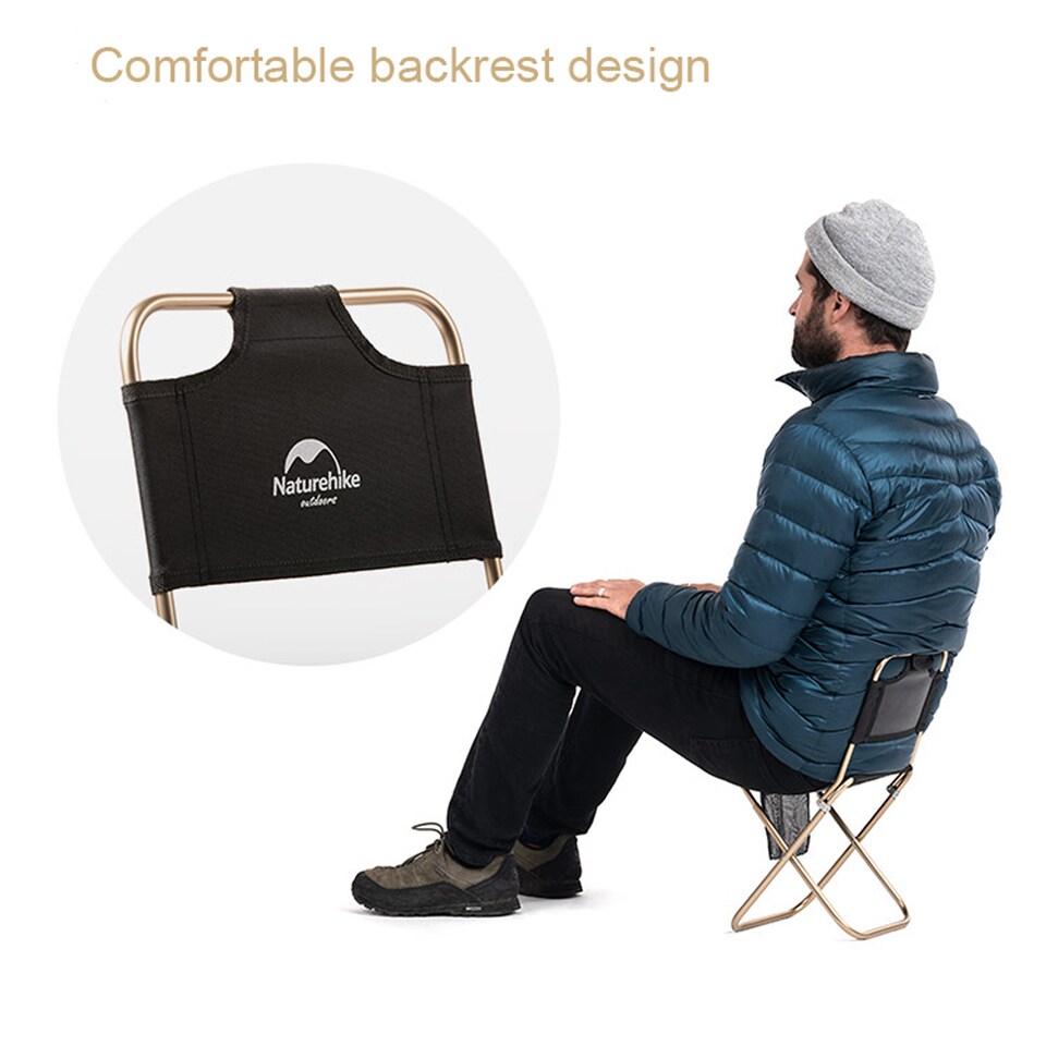image 1 of Ultralight Oversized Camping Chair | Black | Black