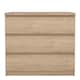 image 2 of Naia Chest of 3 Drawers in Jackson Hickory Oak