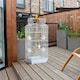 image 2 of Yaheetech 104.5 cm Tall Open Top Metal Birdcage Parrot Cage White