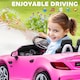 image 6 of AIYAPLAY Benz SLC 300 Licensed 12V Electric Car for Kids, Kids' Electric Ride on with Parental Remote, Music Lights, Suspension Wheels for 3-6 Years, Pink