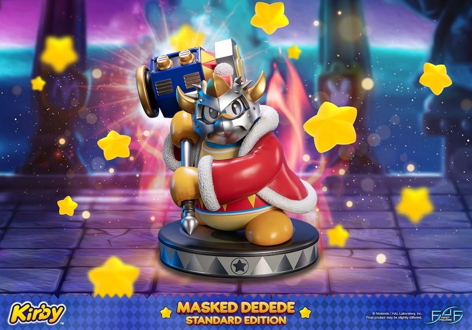 image 1 of First4Figures Kirby Masked Dedede RESIN Statue
