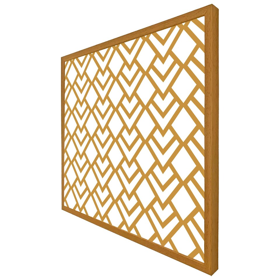 image 1 of Geometric scales (Picture Frame) Brown | Oak | XL