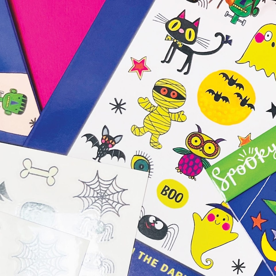 image 1 of Rachel Ellen Glow in the Dark Temporary Halloween Tattoos