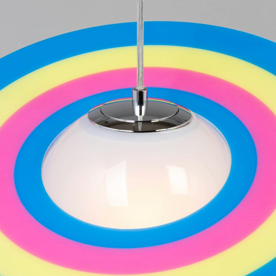 image 1 of BHS Glow Kid's 1 Light Saturn Pendant, Blue
