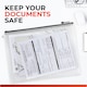 image 3 of Pack of 12 A3 Black Zip Strong Mesh Bags - Tough Waterproof Storage