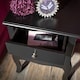 image 4 of Camille Bedside Table 1 Drawer in Classic White
