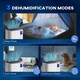 image 4 of HOMCOM 12L Dehumidifier with Filter, Auto Defrost, Children Lock, for Home