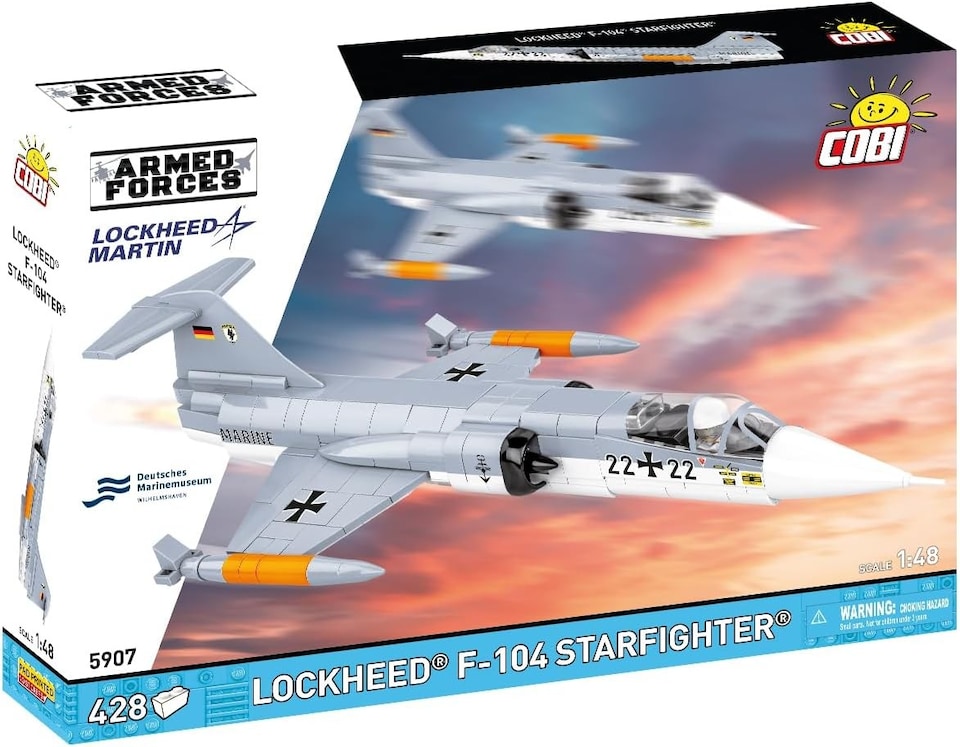 image 1 of Cobi 5907 Armed Forces  Lockheed F104 Starfighter