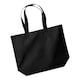 image 1 of Westford Mill Organic Premium Cotton Maxi Tote - Black - One Size Black