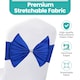 image 3 of Chair Bow Sashes, Elastic Spandex Stretch Chair Ties with Buckle - 1pc