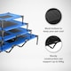 image 5 of Actiaspet Elevated Dog Bed Oxford Mesh Pet Cot Indoor or Outdoor (Blue, Extra Large)