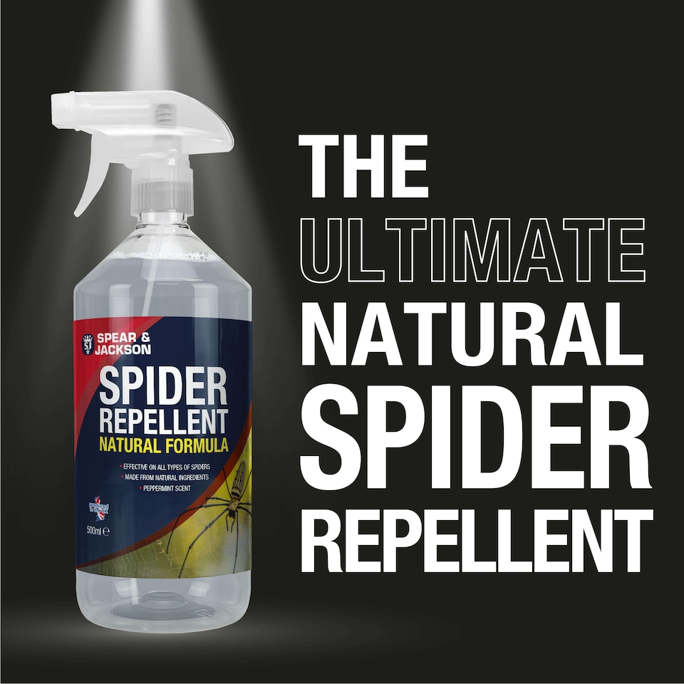 image 1 of Spear & Jackson Spider Repellent - Peppermint Scent 500ml