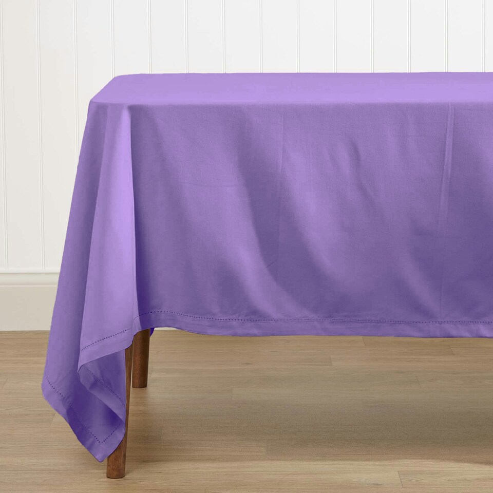 image 1 of Homescapes Purple Tablecloth - 178 x 300 cm Purple