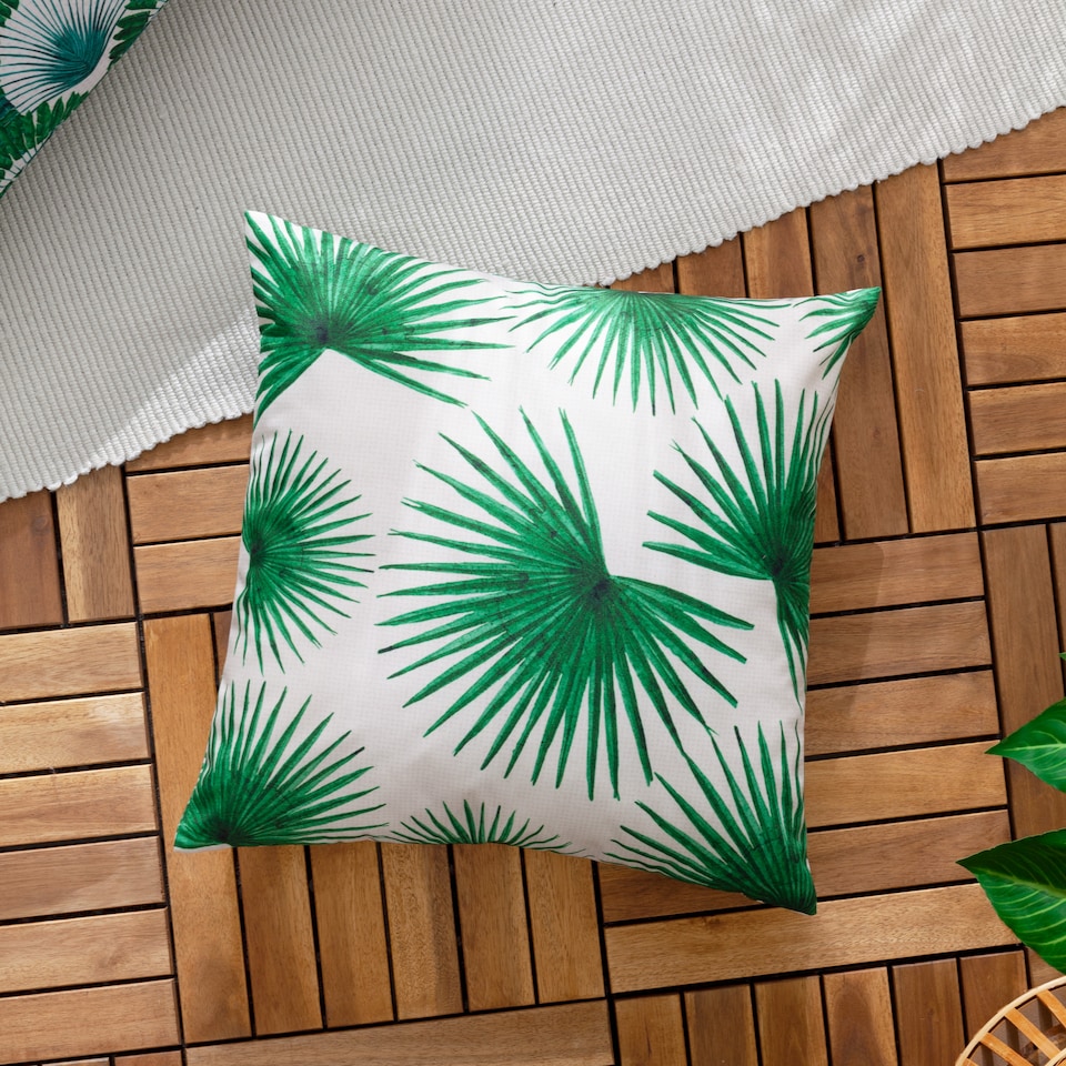 image 1 of Furn Agave Tropical Green Outdoor Cushion