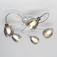 image 3 of BHS Arya Bathroom Flush Ceiling Light | Silver | Chrome | 1