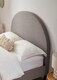 image 5 of Roma Arch Grey Upholstered Bed Frame | Grey | Double