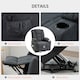 image 5 of HOMCOM Riser and Recliner Chair w/ Remote, Lift Chair for Elderly, Charcoal Grey | Grey | Charcoal grey