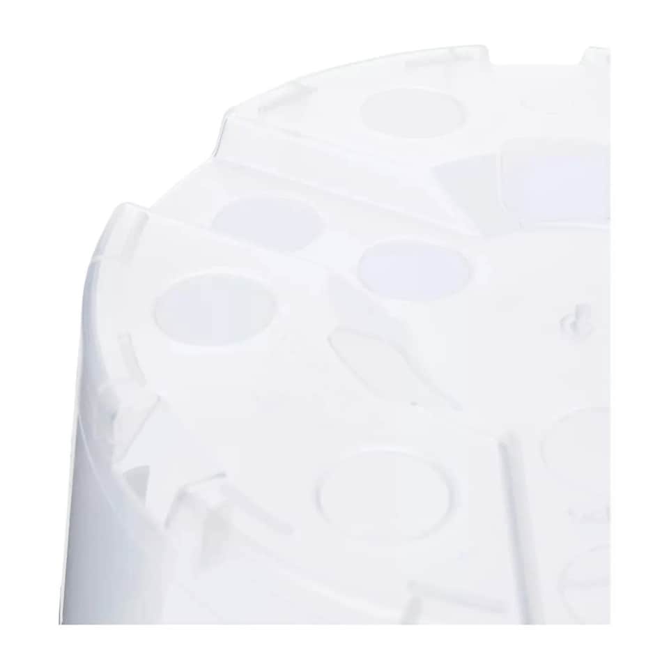 image 1 of Clear Orchid Pot, 21cm - Clear Plant Pots for Orchids N/A