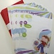 image 2 of Pack of 20 Children's Cute It's My Party! Notes & Envelopes - Boy Football Design