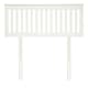 image 2 of 4ft Small Double pure white wood headboard,bed head end, head board.Wood, wooden shaker style White | 4ft Small Double