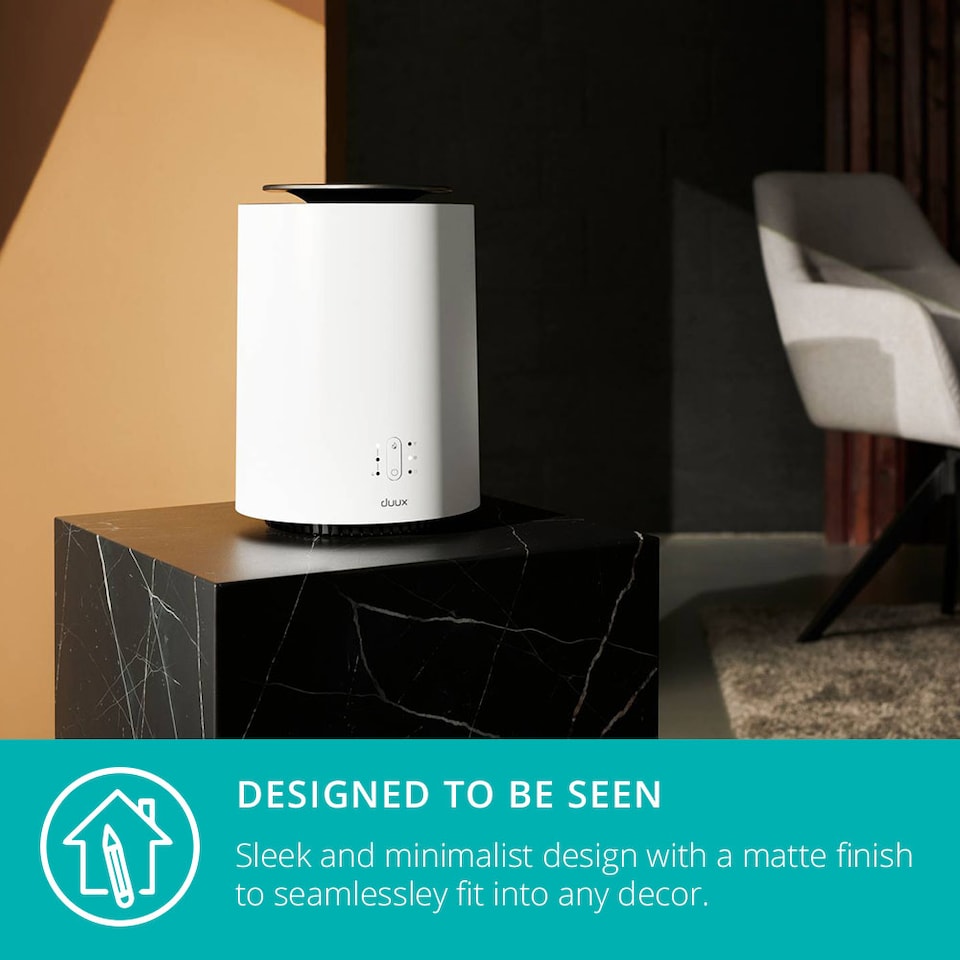 image 1 of Duux ThreeSixty 2 Smart Ceramic Fan Heater, 1800W Heating Power - White