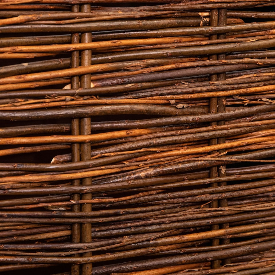 image 1 of 1.16m x 1.22m Double Garden Patio Willow Wheelie Bin Screen Hideaway