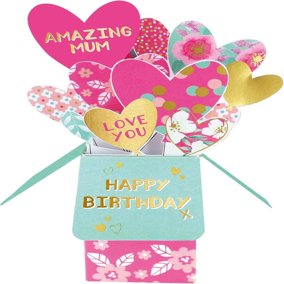 image 1 of Amazing Best Mum Ever! Birthday Pop Up Greeting Card