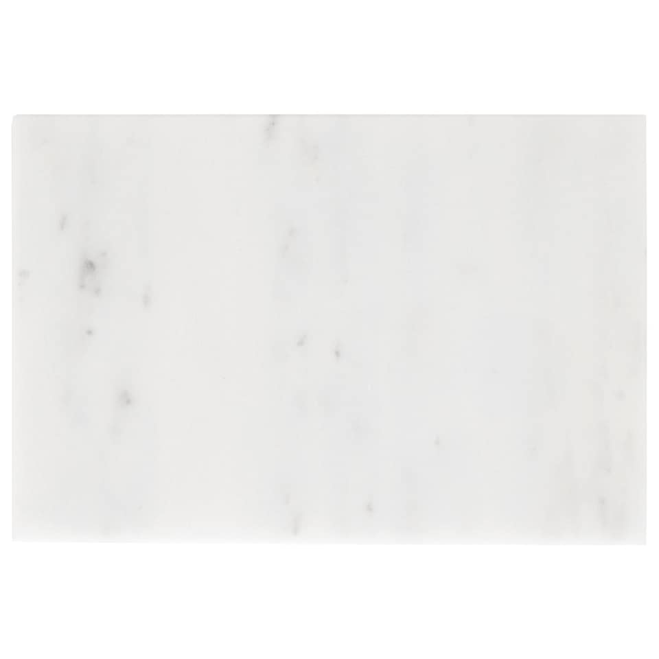 image 1 of Argon Tableware Rectangle Marble Placemats - 30cm x 20cm - White - Pack of 6 | White | White